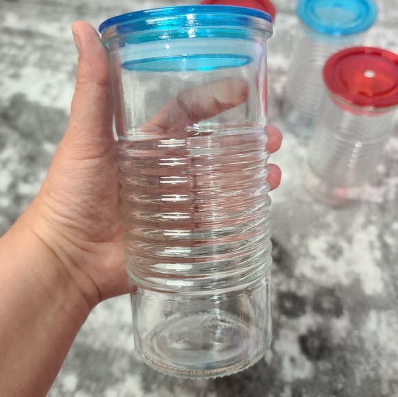 Style Setter Set of 4 Jelly Jar Drinking Glasses - Picture 4 of 8